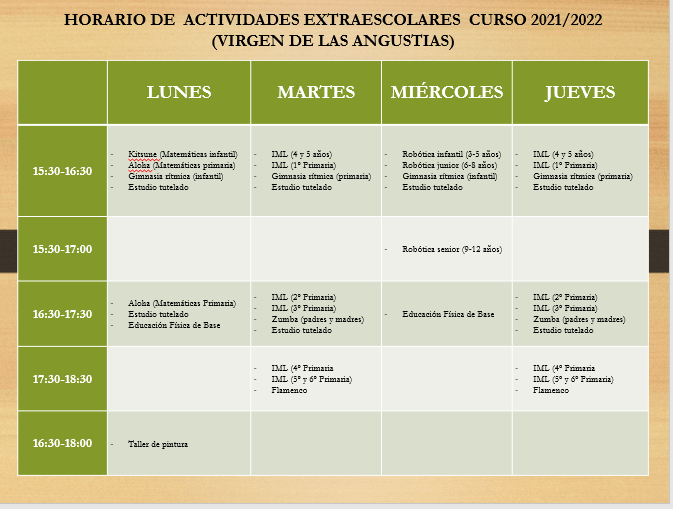 HORARIO 20-21